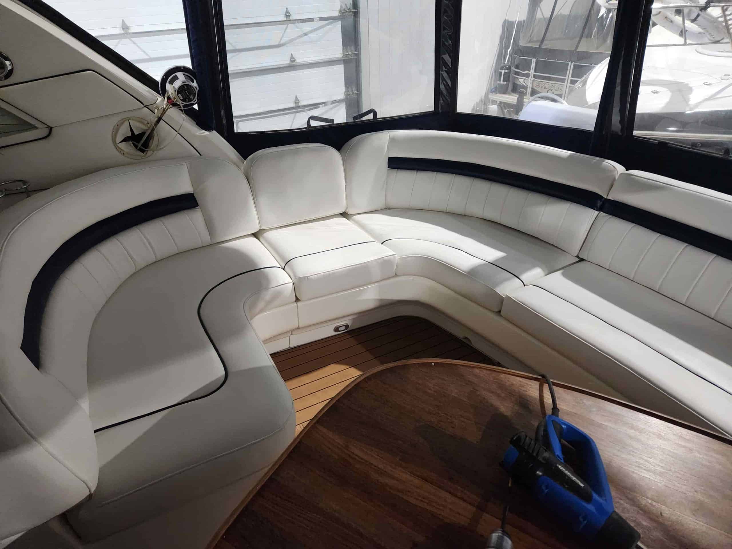 Rembourrage banc de bateau